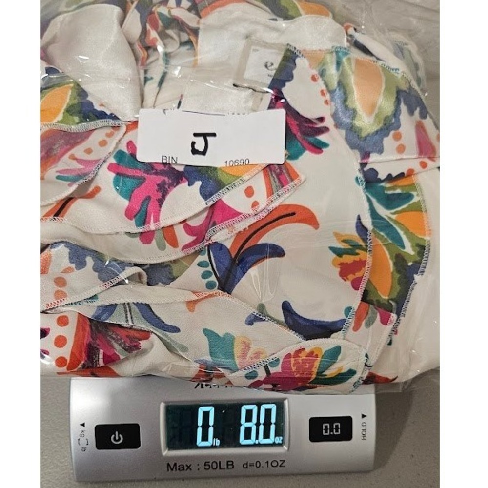 ECI New York Tropical Mini Dress V Neck Resort Vacation Size 2 - Picture 15 of 15
